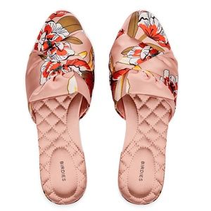 Birdies Songbird Slide in Peach Floral